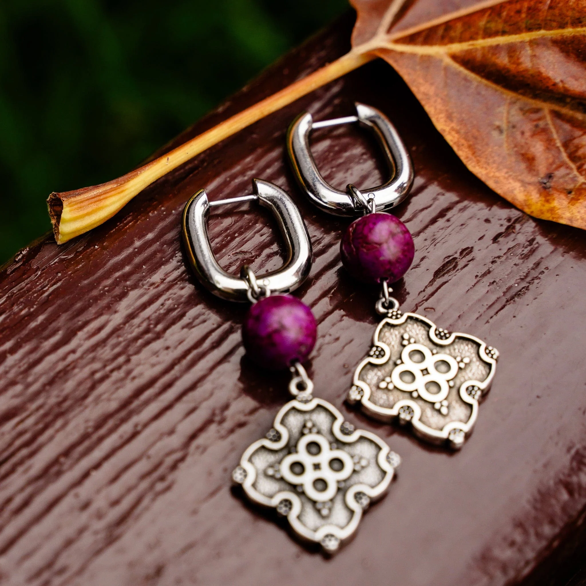 Festival Fuchsia Earrings
