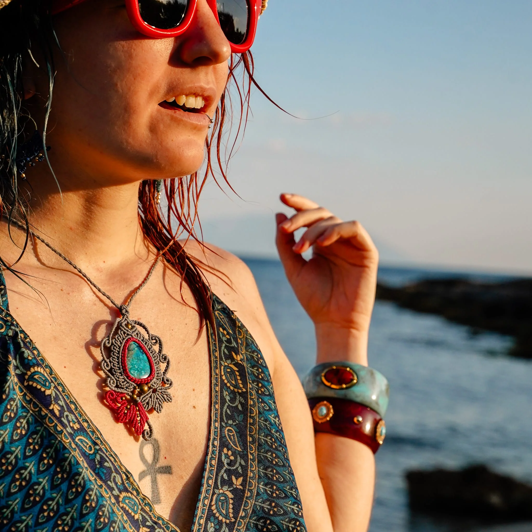 Grey Skies, Bright Vibes Necklace - Image 2