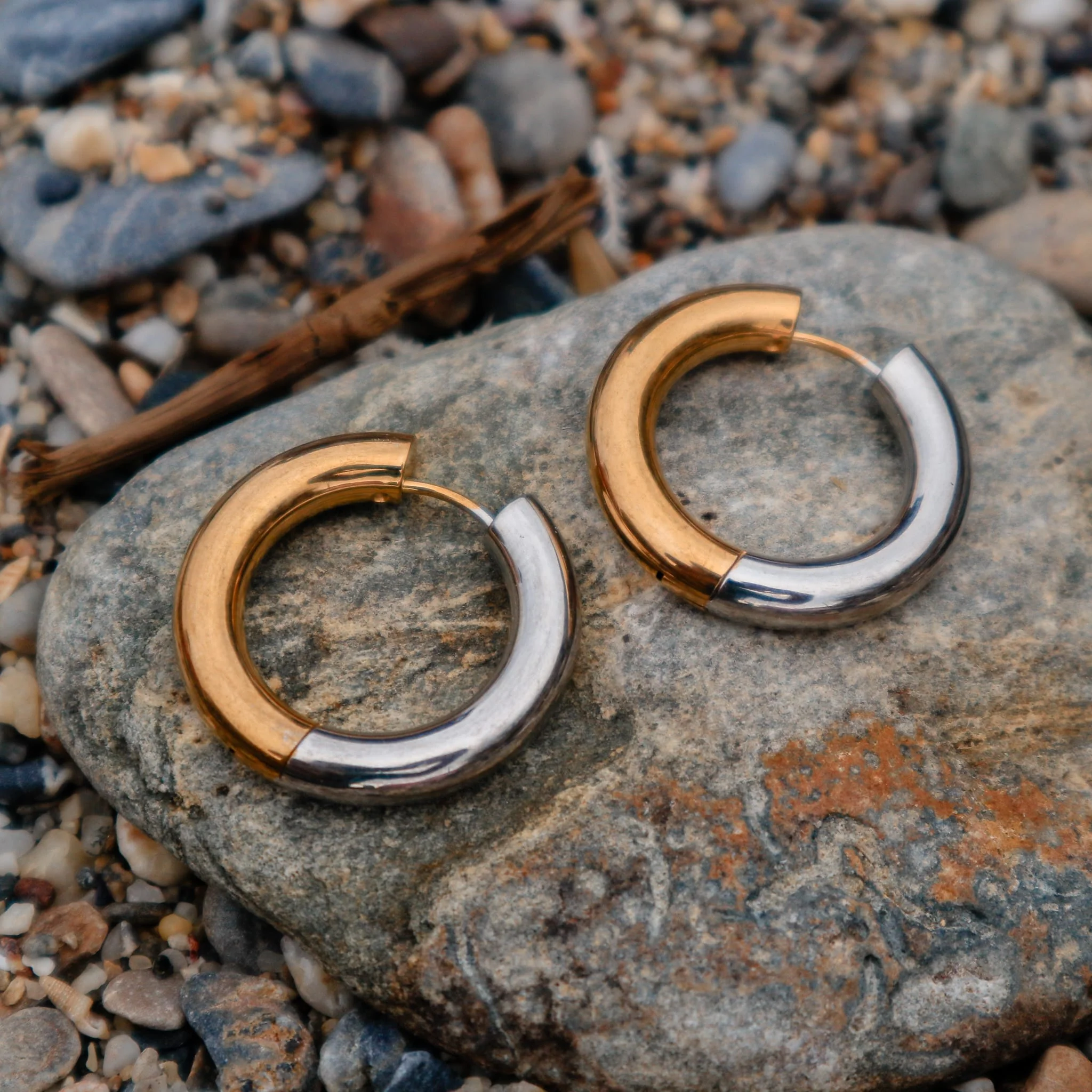 Half & Half Earrings