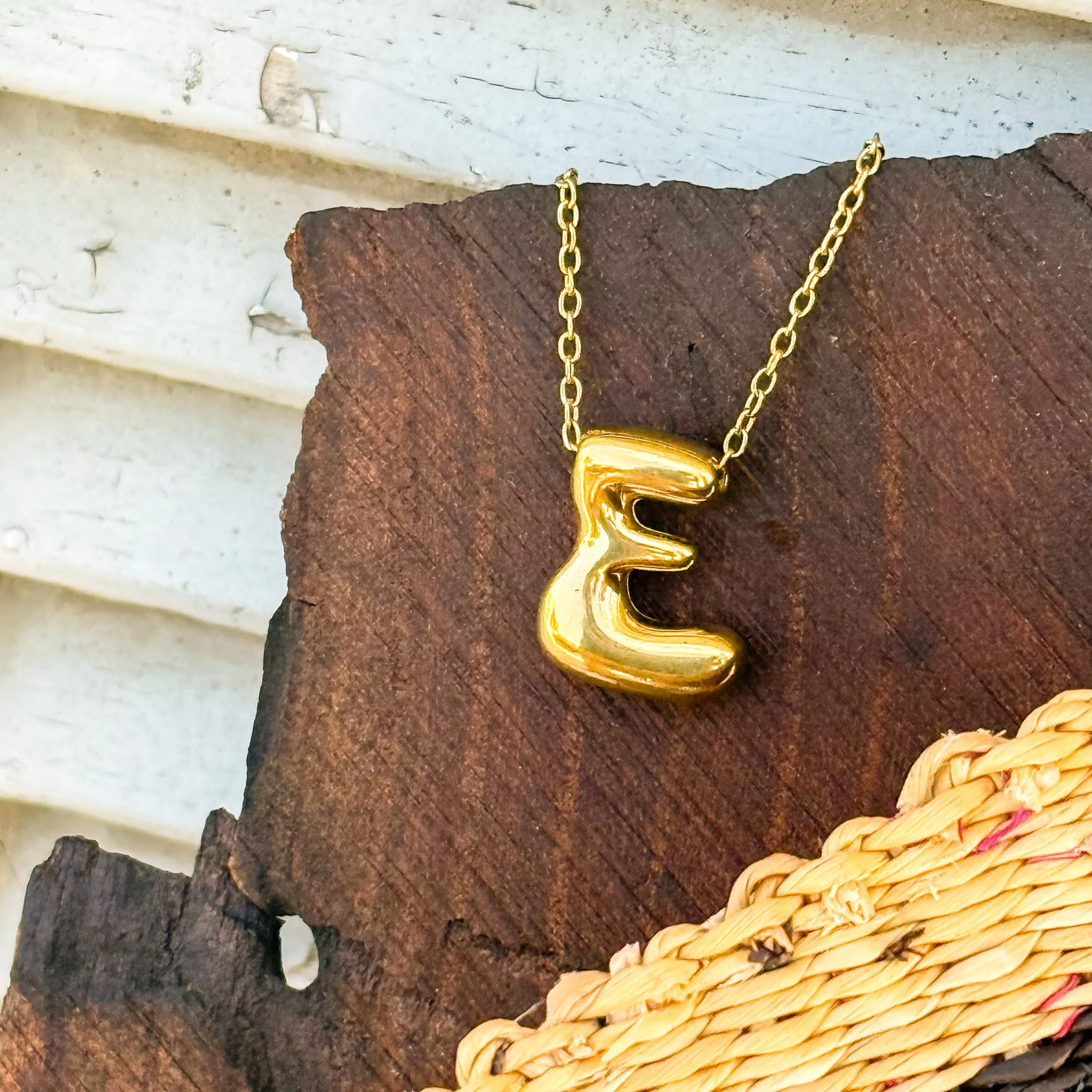 Monogram Gold Necklace - Image 12