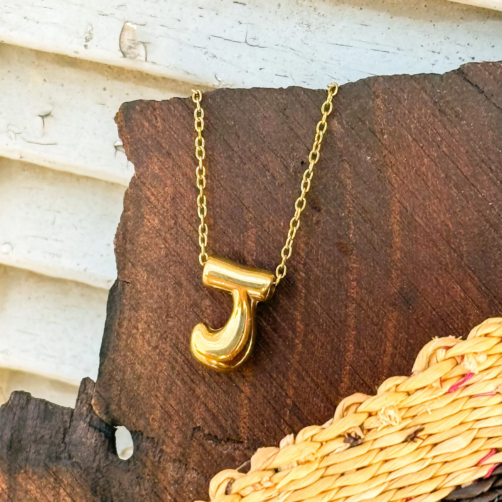 Monogram Gold Necklace - Image 17