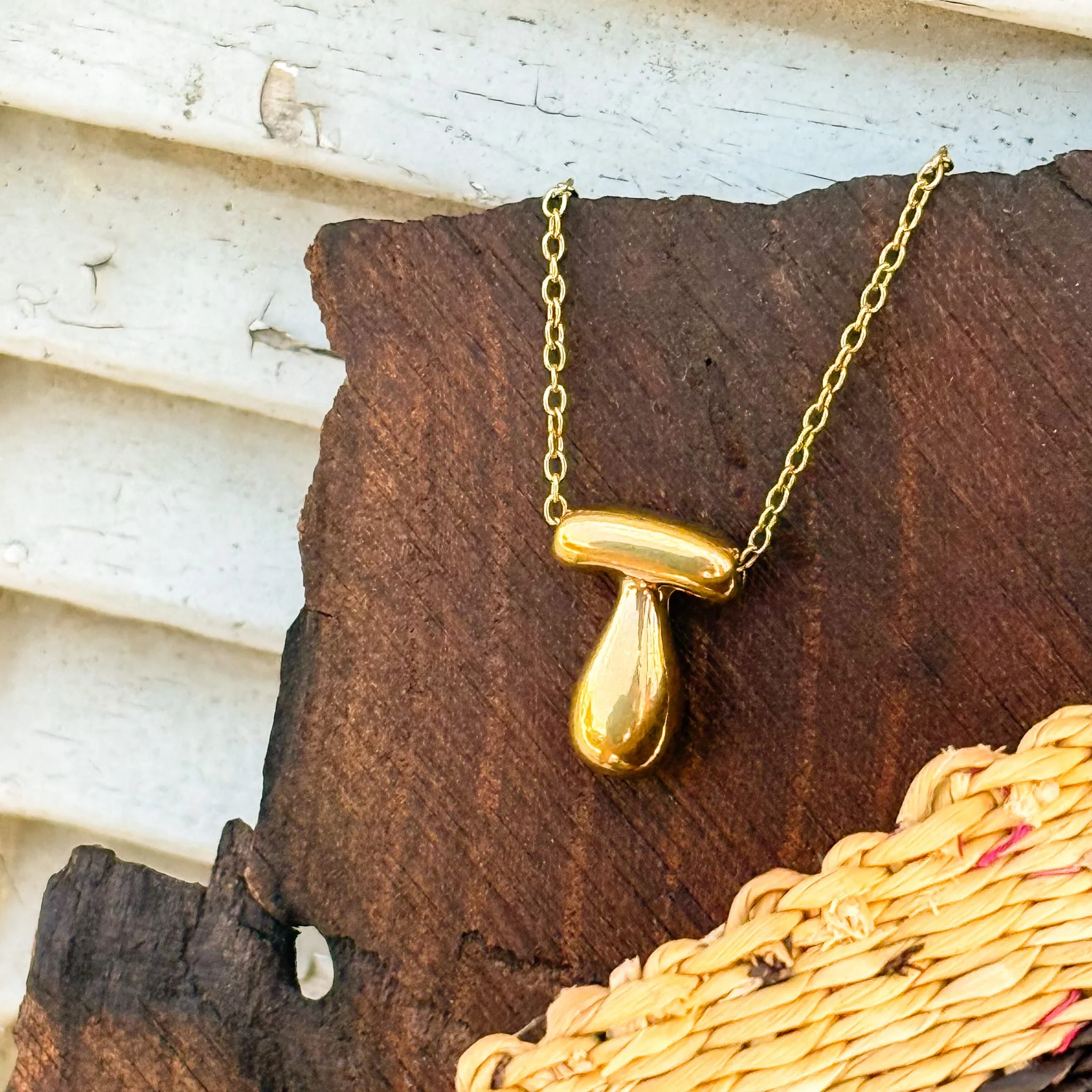 Monogram Gold Necklace - Image 26