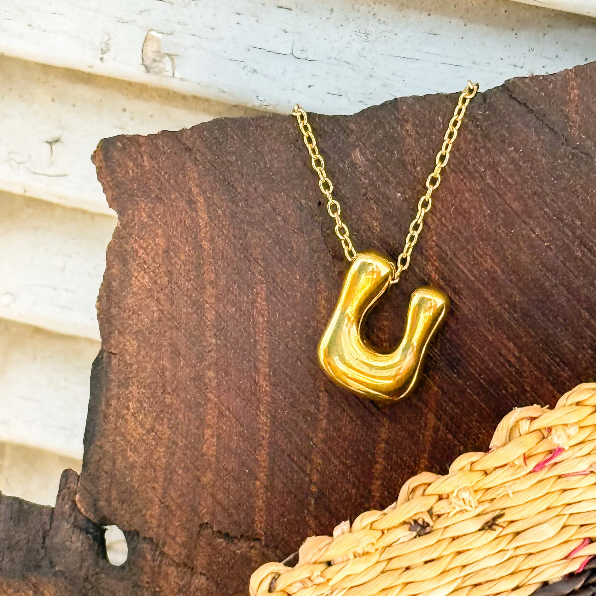 Monogram Gold Necklace - Image 27