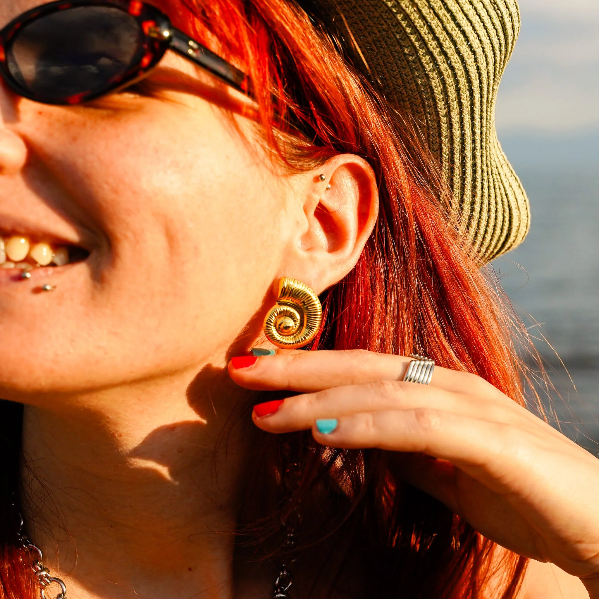 Nautilus Earrings - Image 2