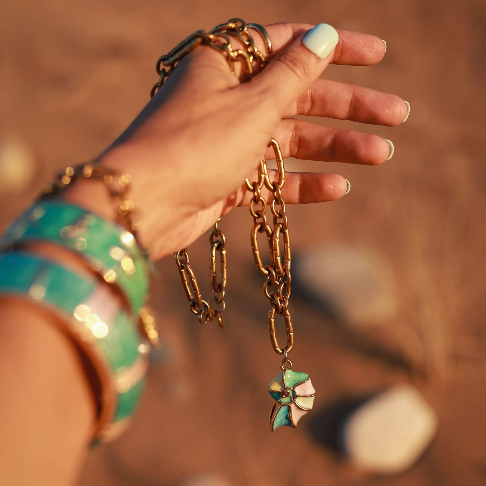 Pastel Shell Necklace - Image 2