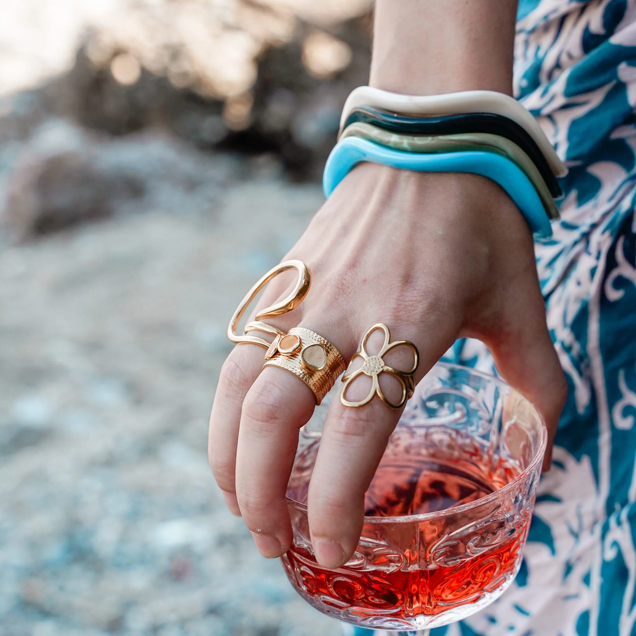 Sunset Palette Ring - Image 3